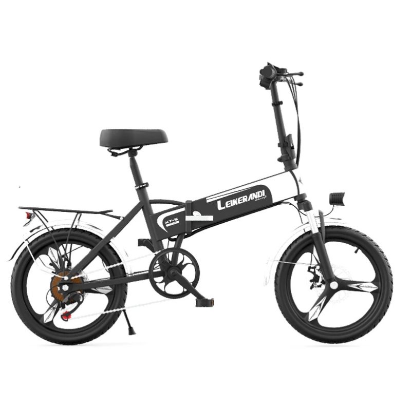 LEIKERANDI - Folding Electric Bicycle Lithium Battery